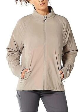 Icebreaker Sz XS Tropos Wool Fill Cream Outdoor Light Jacket